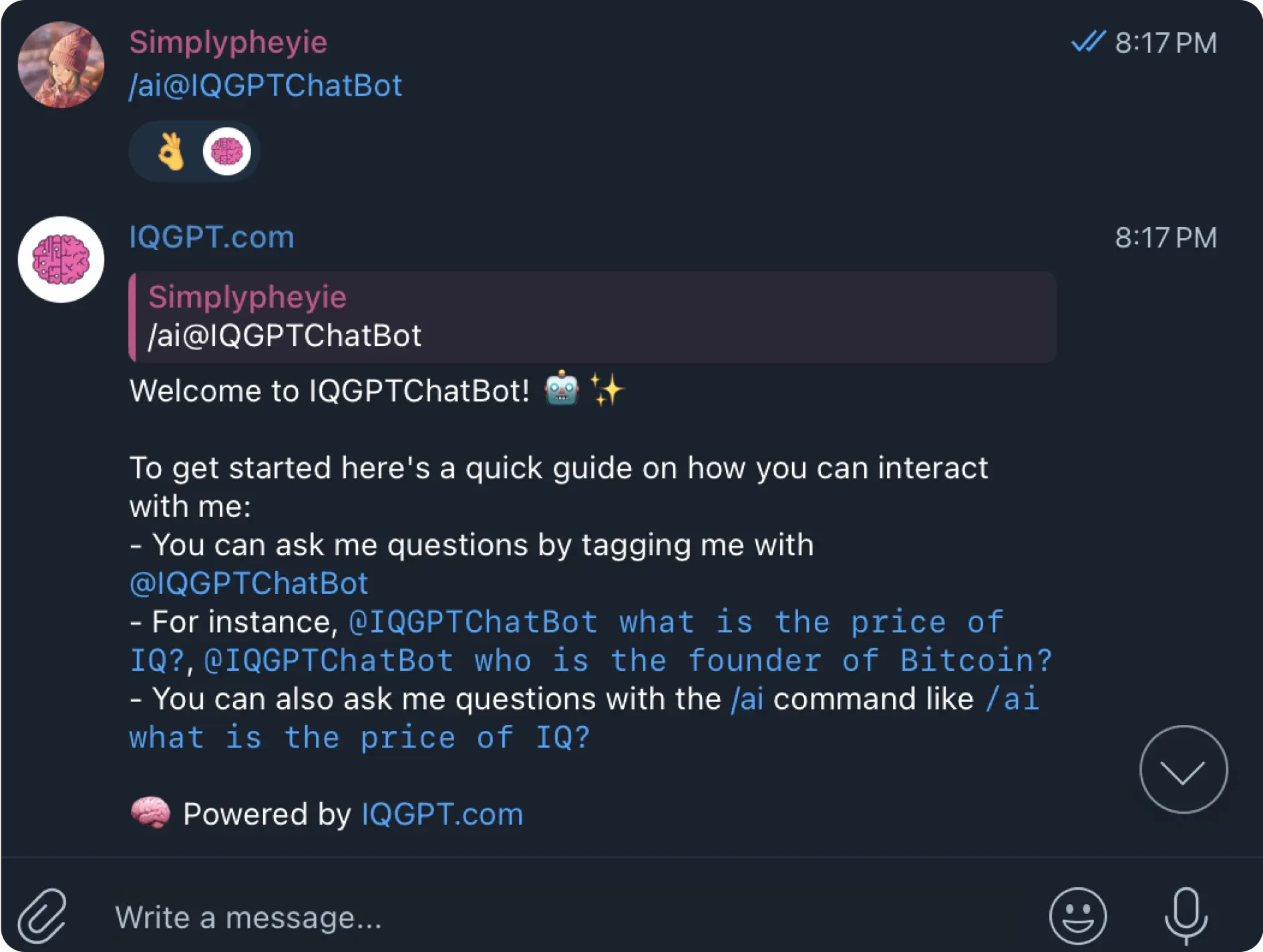 AIDEN | 지식 기반 블록체인을 위한 선도적 인 AI 대리인, IQ.wiki와 실시간 데이터로 제공됩니다.